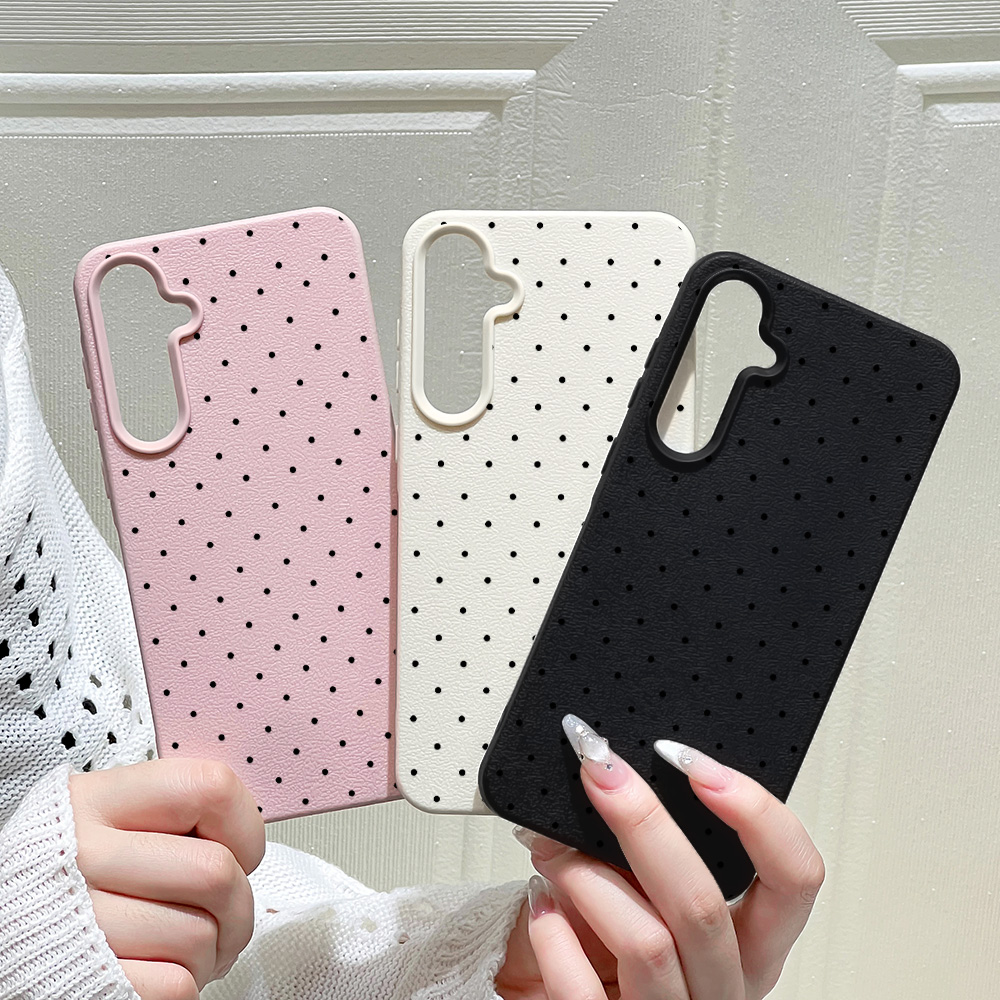 Y2K Phone Accessories - Ins Polka Dots Phone Case For