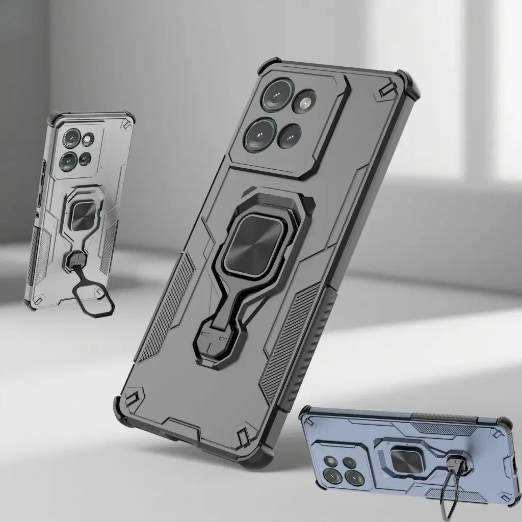 Phone Accessories Online Shop - Metal Bracket Case For Motorola Edge