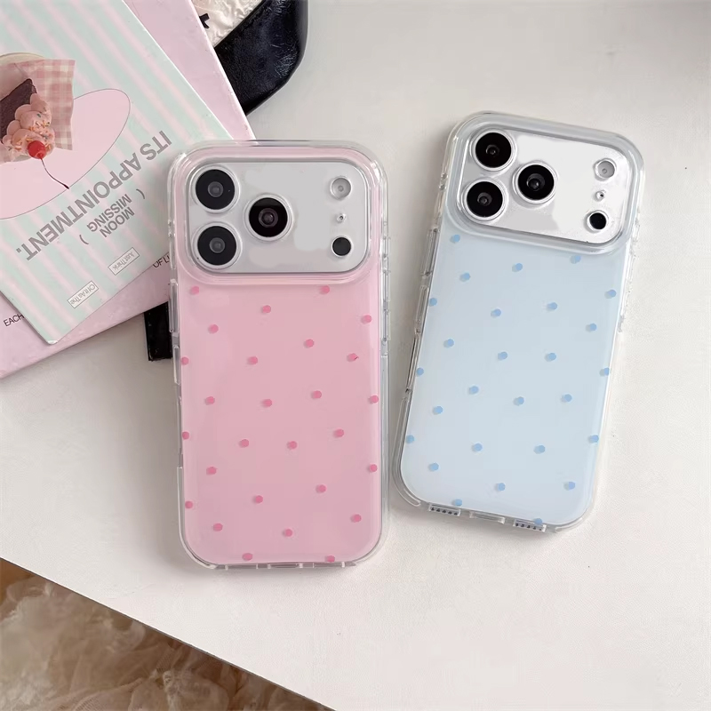 Y2K Phone Accessories - Korean Ins Girl Simple Blue Pink