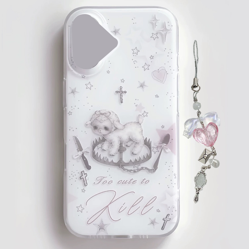 Y2K Phone Accessories - Y2k Korean INS Creative Cute Pink