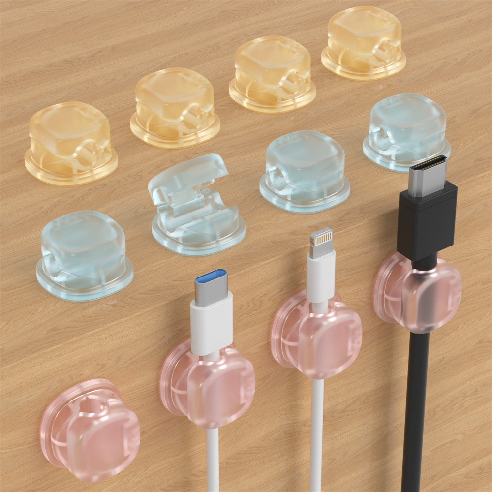 3 Transparent Color Magnetic C - Cable Organizer Magnetic ulasan dan harga