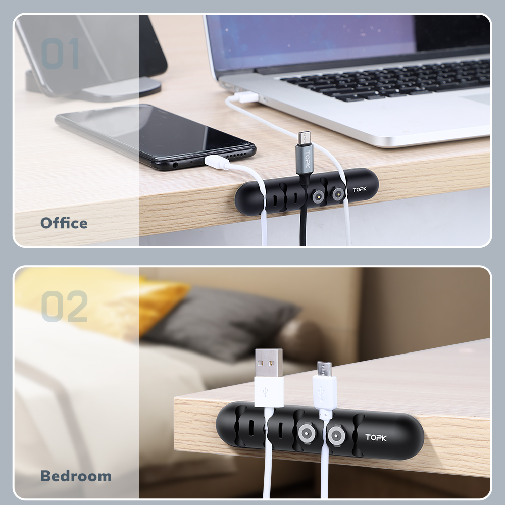 TOPK L35 Cable Organizer & Mag - Cable Organizer Magnetic ulasan dan harga