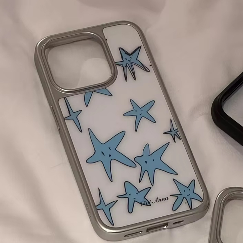 Ins Niche Creative Blue Star P - Y2K Phone Accessories ulasan dan harga