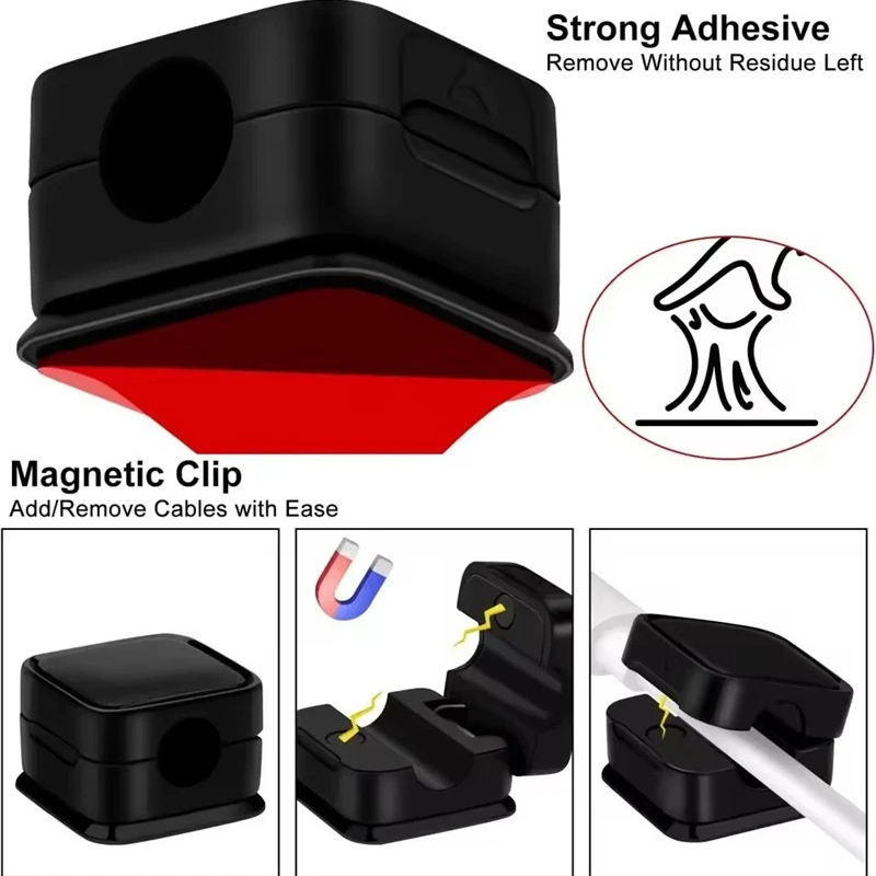 Magnetic Cable Clip Winder Hol - Cable Organizer Magnetic ulasan dan harga