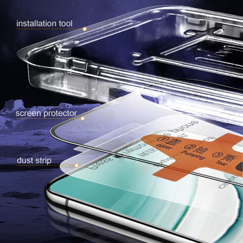 2PCS Transparent Tempered Glas - Phone Accessories Online Shop ulasan dan harga
