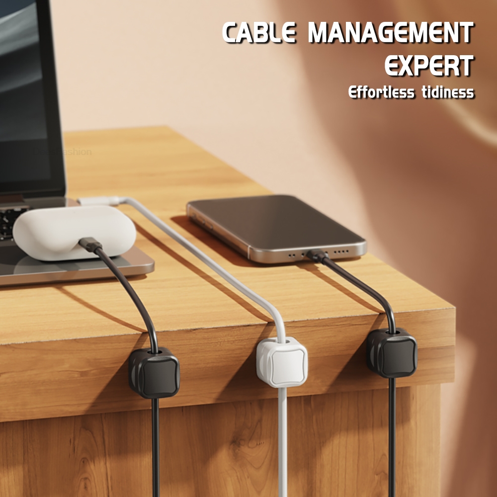 1/6/12pcs Magnetic Cable Clip  - Cable Organizer Magnetic ulasan dan harga
