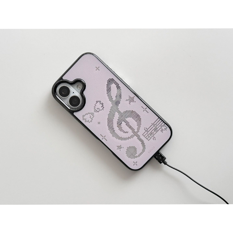 INS Korean Pink Mosaic Music N - Y2K Phone Accessories ulasan dan harga