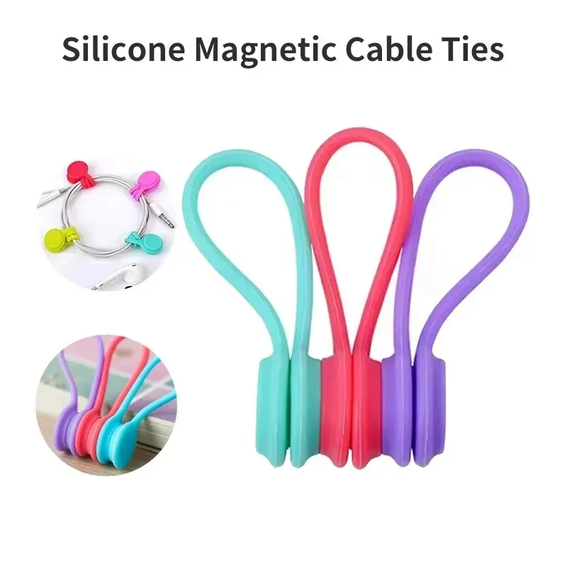 5/3/1PCS Silicone Magnetic Cab - Cable Organizer Magnetic ulasan dan harga
