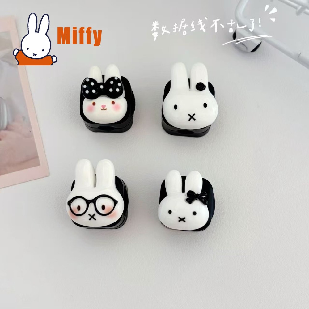 Kawaii Miffy Magnetic Cable Or - Cable Organizer Magnetic ulasan dan harga