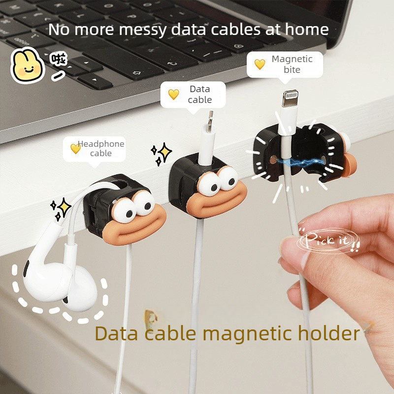 1/5/10pcs Magnetic Cable Clips - Cable Organizer Magnetic ulasan dan harga
