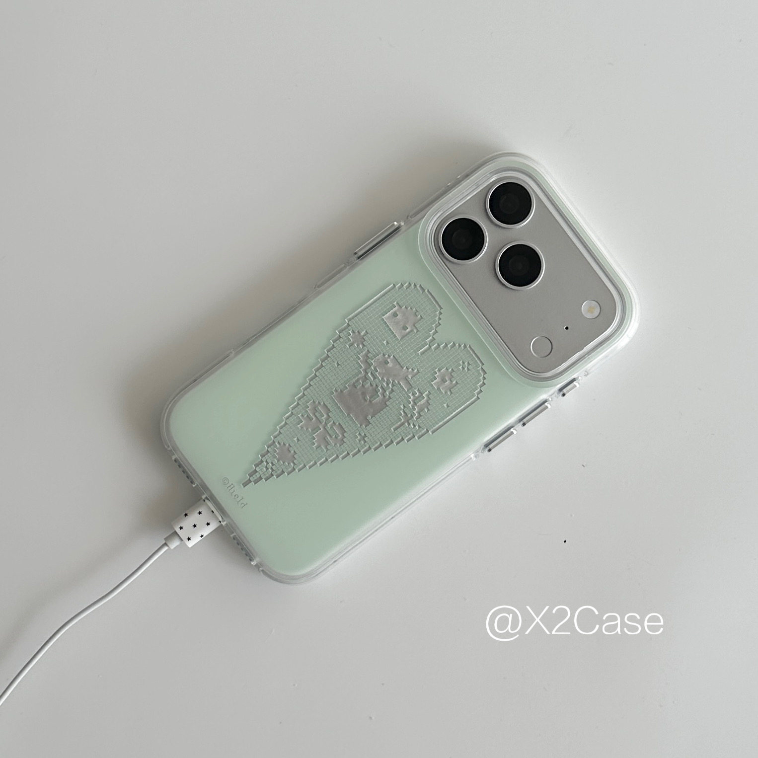 Korean Ins niche green love pi - Y2K Phone Accessories ulasan dan harga