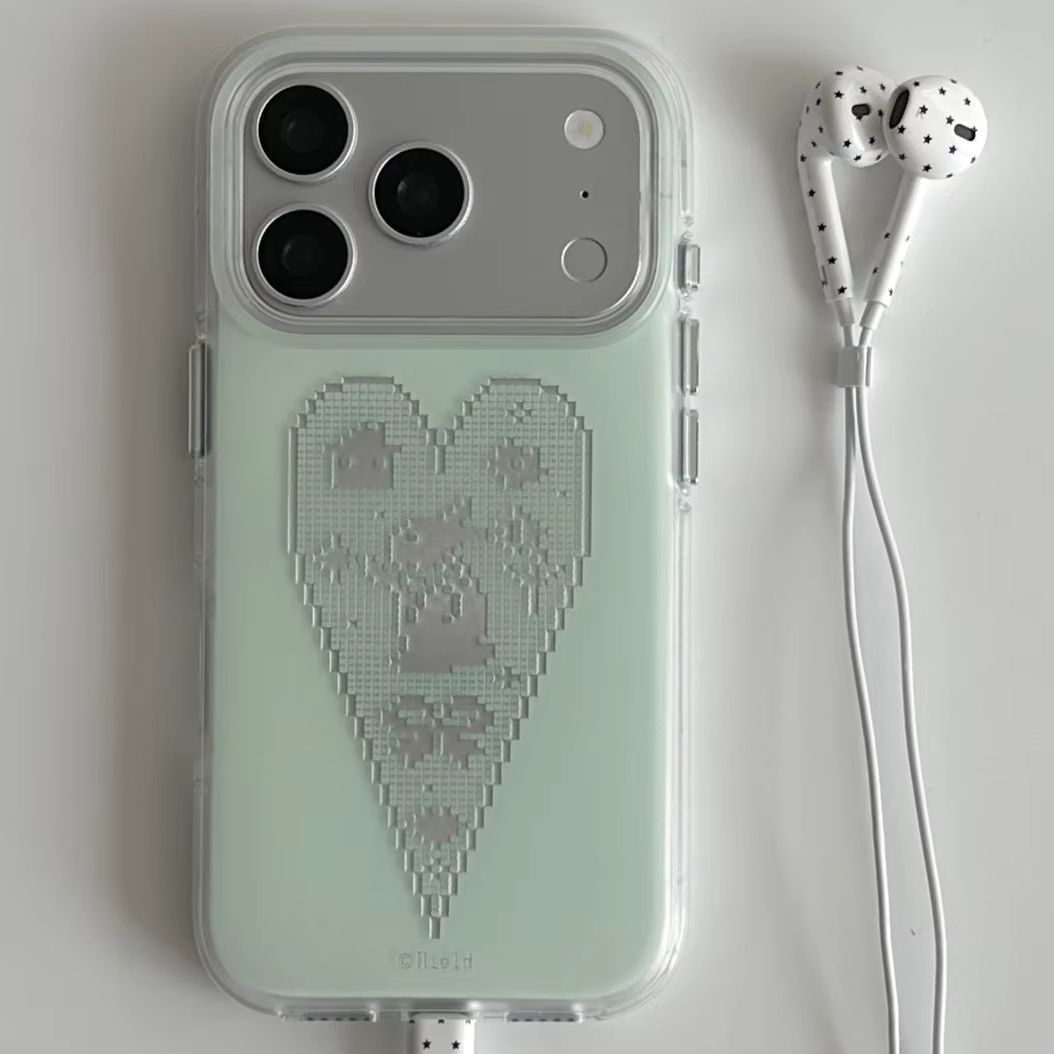 Korean Ins niche green love pi - Y2K Phone Accessories ulasan dan harga