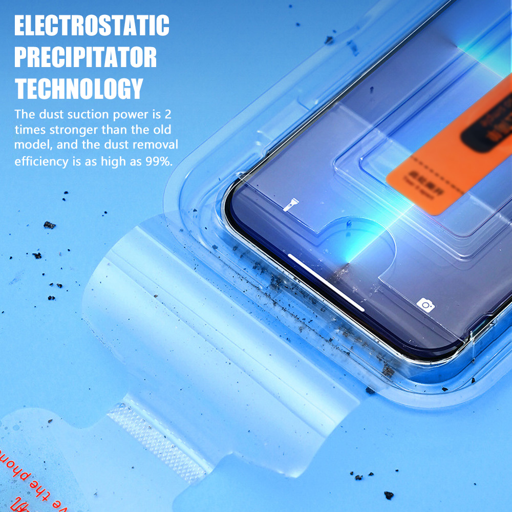3PCS Dust-free Tempered Glass  - Phone Accessories Online Shop ulasan dan harga